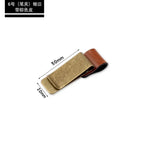 1pc Travelers Notebook Pen Holder Retro Metal Leather Pen Clip Stainless Steel For Midori Travelers Notebook Diary