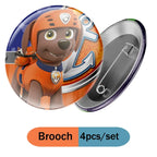 Zuma Paw Patrol Orange Birthday Decorations Cartoon Theme Kid Baby Shower Party Banner Balloon Plate Tablecloth Supplie Toy Gift