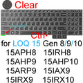 Keyboard Cover for Lenovo LOQ 15 16 17 Gen 11 10 9 15AHP11 15IHP11 15AHP10 15ARP10 15IRX10 17IRX10 Silicone Protector Skin Case