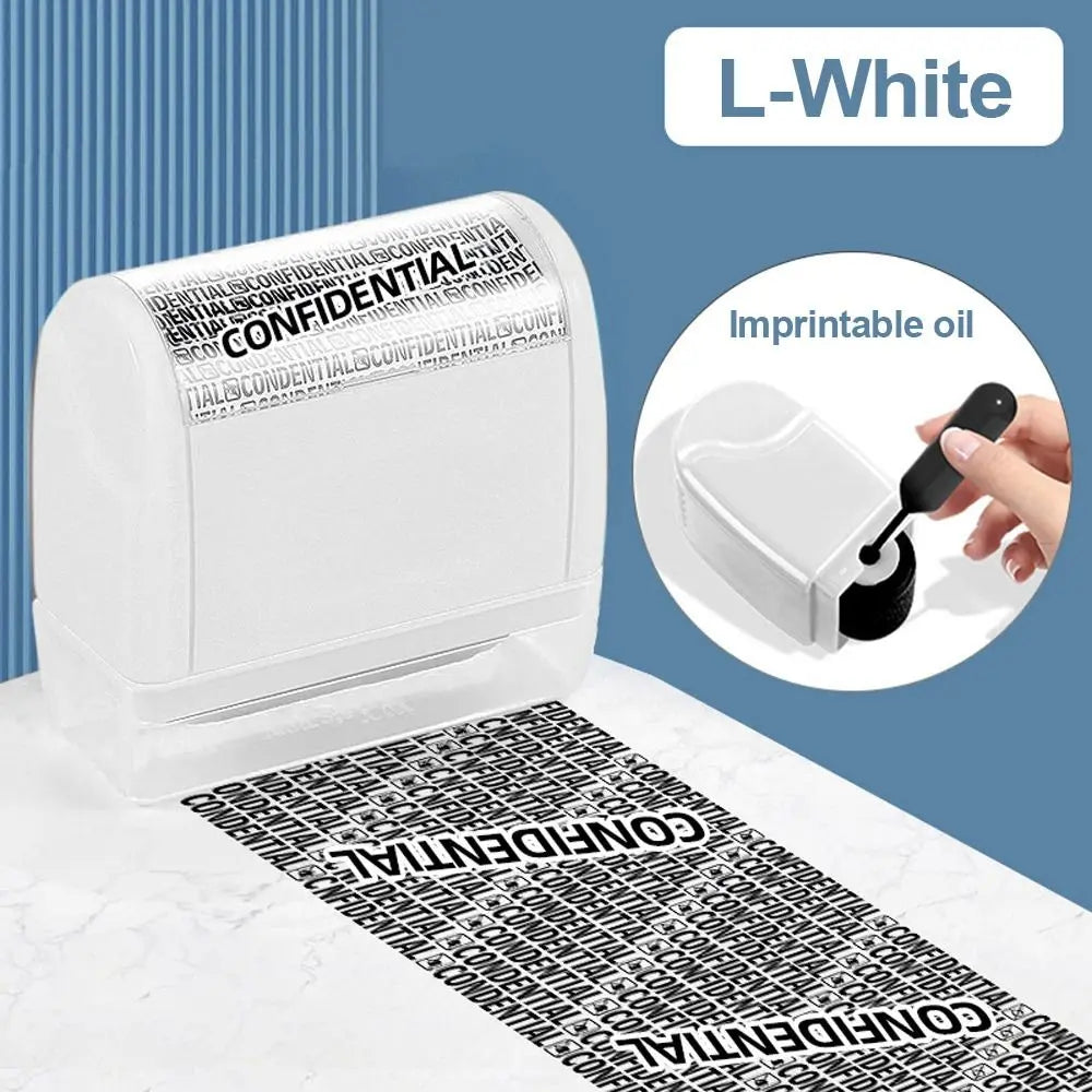 Durable Roller Identity Protection Stamps Safety Portable ID Security Stamp Privacy Protection Identity Address Blocker