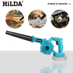HILDA Electric Air Blower Cordless Power Tools Garden Vacuum Cleaner Dust Computer Collector Handheld for Makita Battery