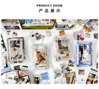 200 pcs Korean Decoration Material Paper pack Collage Junk Journal Material DIY Scrapbook Diary Album Lable Stationery