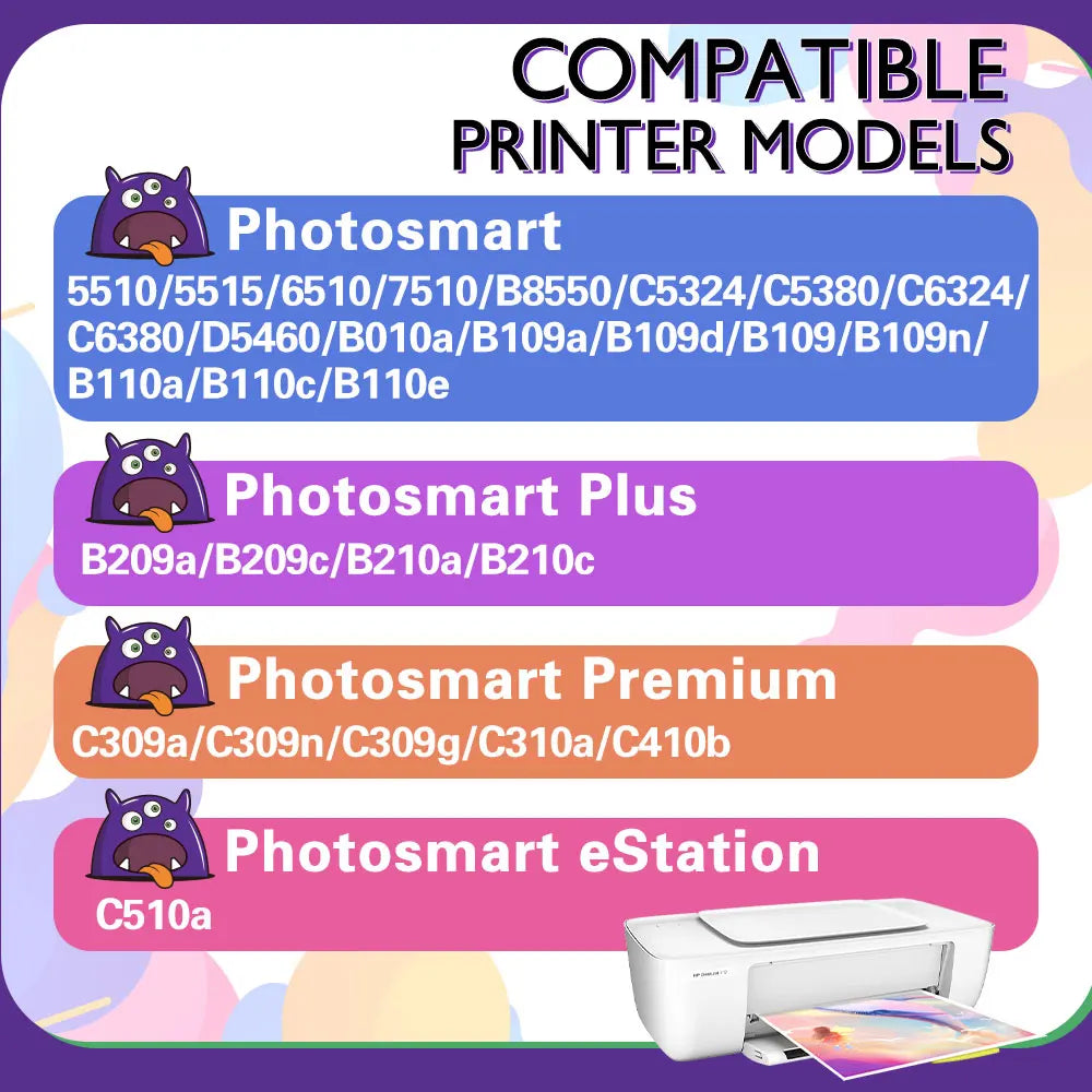 364XL Ink Cartridge For HP 364 HP364 XL Compatible Photosmart 5510 5515 6510 B010 B109 B209 Deskjet 3070A Printer
