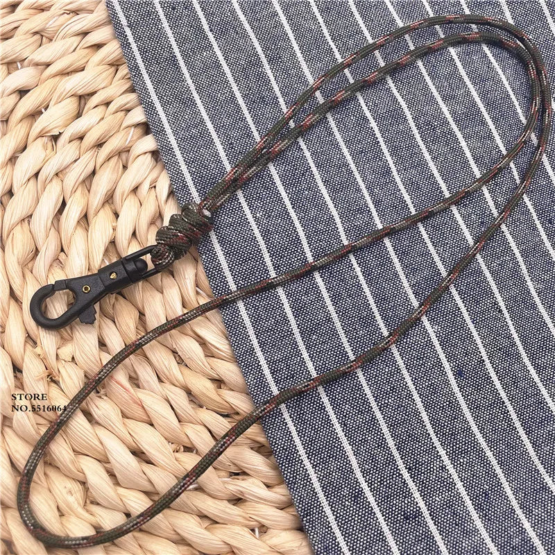 1PCS Outdoor Rock Climbing Hanging Neck Rope Lanyard For Phone Camera USB Holder ID Pass Card Name Badge Holder Keychain