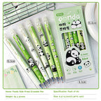 Capybara Erasable Pens 6pcs Refillable Ink Gel Pen Smudge-Free Cute Animal School Supplies for Students Office Stationery Gifts