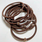10PCS New Girls Elastic Hair Rubber Bands Kids Headbands Women Hair Tie Hair Gum Ponytail Hair Holders Hair Accessories