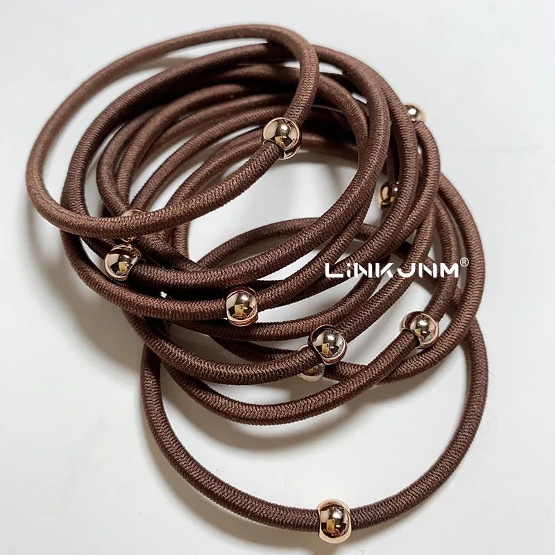 10PCS New Girls Elastic Hair Rubber Bands Kids Headbands Women Hair Tie Hair Gum Ponytail Hair Holders Hair Accessories