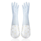 Waterproof Housework Cleaning Gloves Kitchen Cleaning Latex Household Dishwashing Laundry Gloves Wear Resistant Rubber Gloves