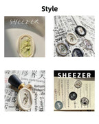 6-Piece Floral Wax Seal Stamp Set with Detachable Wooden Handle—Vintage Style, Ideal for Wedding and Birthday Party Invitations