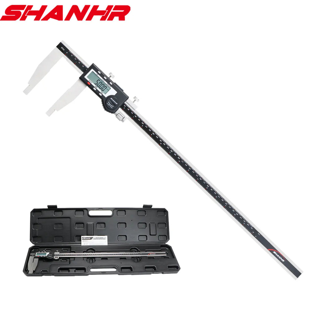 SHANHR 500/600mm Digital Vernier Calipers Electronic Caliper Steel Paquimetro Digital Measuring Tools Messschieber Caliper Gauge