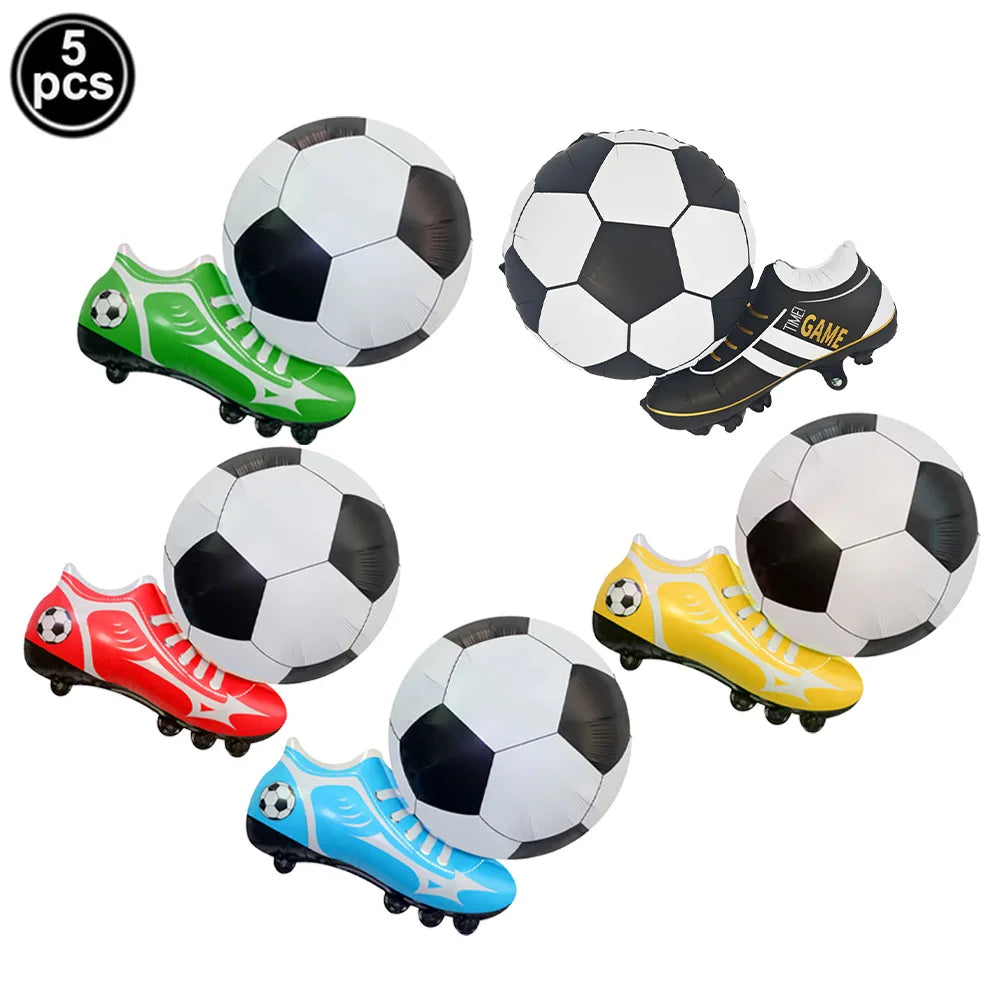 Soccer Party Disposable Tableware Paper Plates Cups Napkins Tablecloth Soccer Birthday Party Decoration