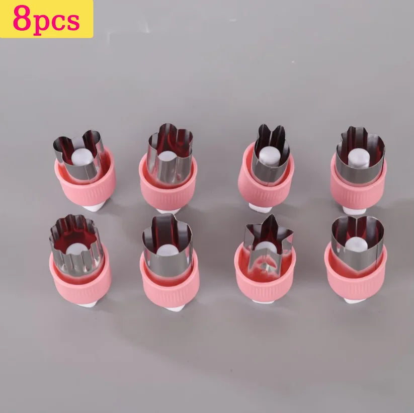 Mini fruit forks toothpicks skewer set for kids children plastic animal food picks for bento Lunch box decorating accessories