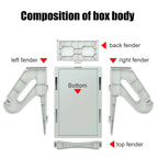 Label Holder for 4x6 Shipping Labels Printer Rolls and Fanfold Labels 2 in 1 Work for Desktop Themal Label Sticker