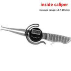12.7-165mm Inside Caliper Spring Loaded ID Digital Caliper 150mm 6inch OD Digital Electronic Gauge Outside Caliper