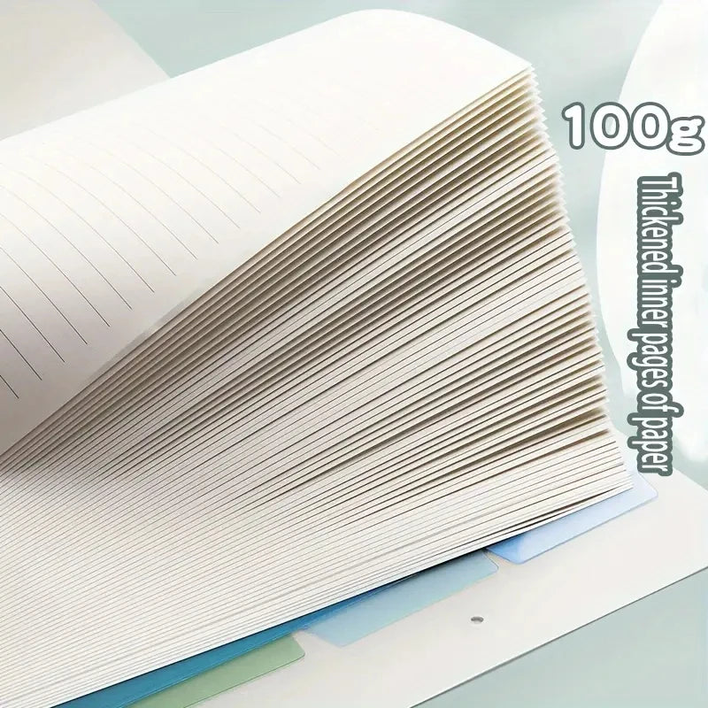 60 Sheets Notebook Refill Notepad Loose Leaf Binder Paper A4/ B5/A5 Blank/Grid/Lined Notebooks Writing Pads Office School