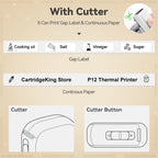 Adhesive Label Printer Marklife P12 Portable Mini Printer P12 Thermal Label Maker Wireless Bluetooth Labeling Machine or Sticker