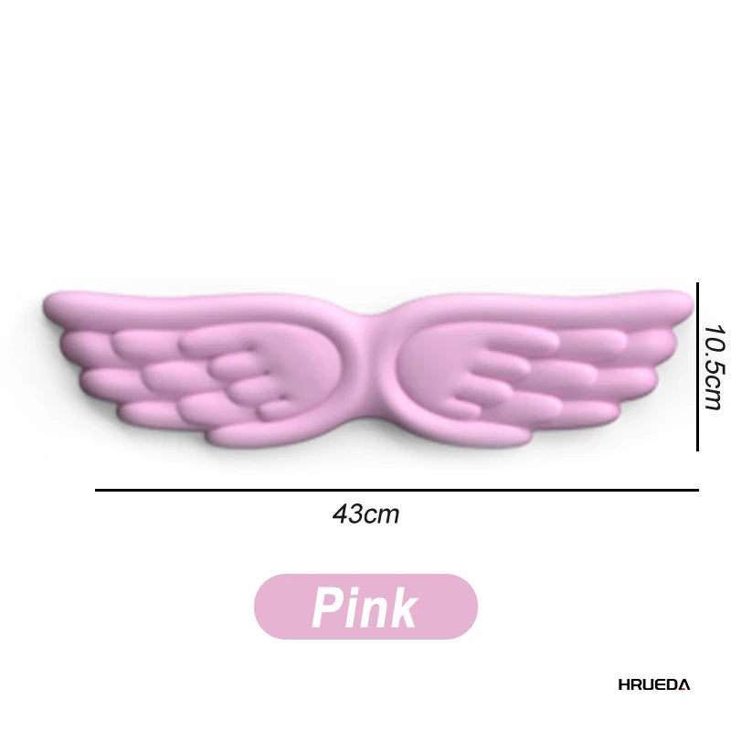 Mousepad Ergonomic Angel Keyboard Wrist Rest and Mouse Pad Set Reduce Wrist Pain for Office and Gaming Use Angel Wing, Memory Fo