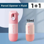 2 In 1 Thermal Paper Correction Fluid with Unboxing Knife Durable Thermal Paper Data Identity Protection Fluid Eraser Box Opener