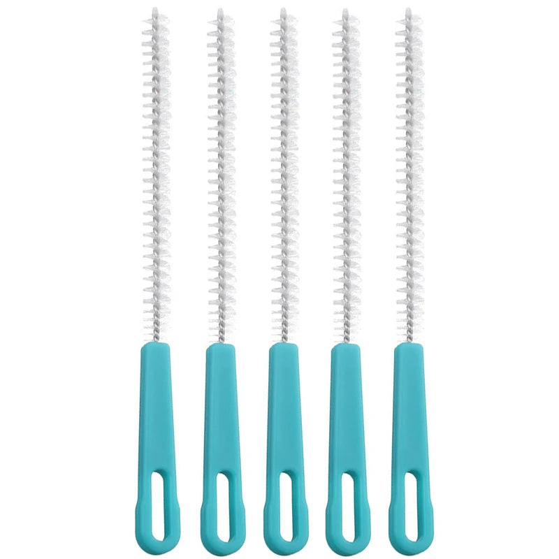 Nylon Spiral Brushes for Straws Glasses Keyboards Jewelry Stainless Steel Feeding Bottle Cleaning Brush High Quality Clean Tools