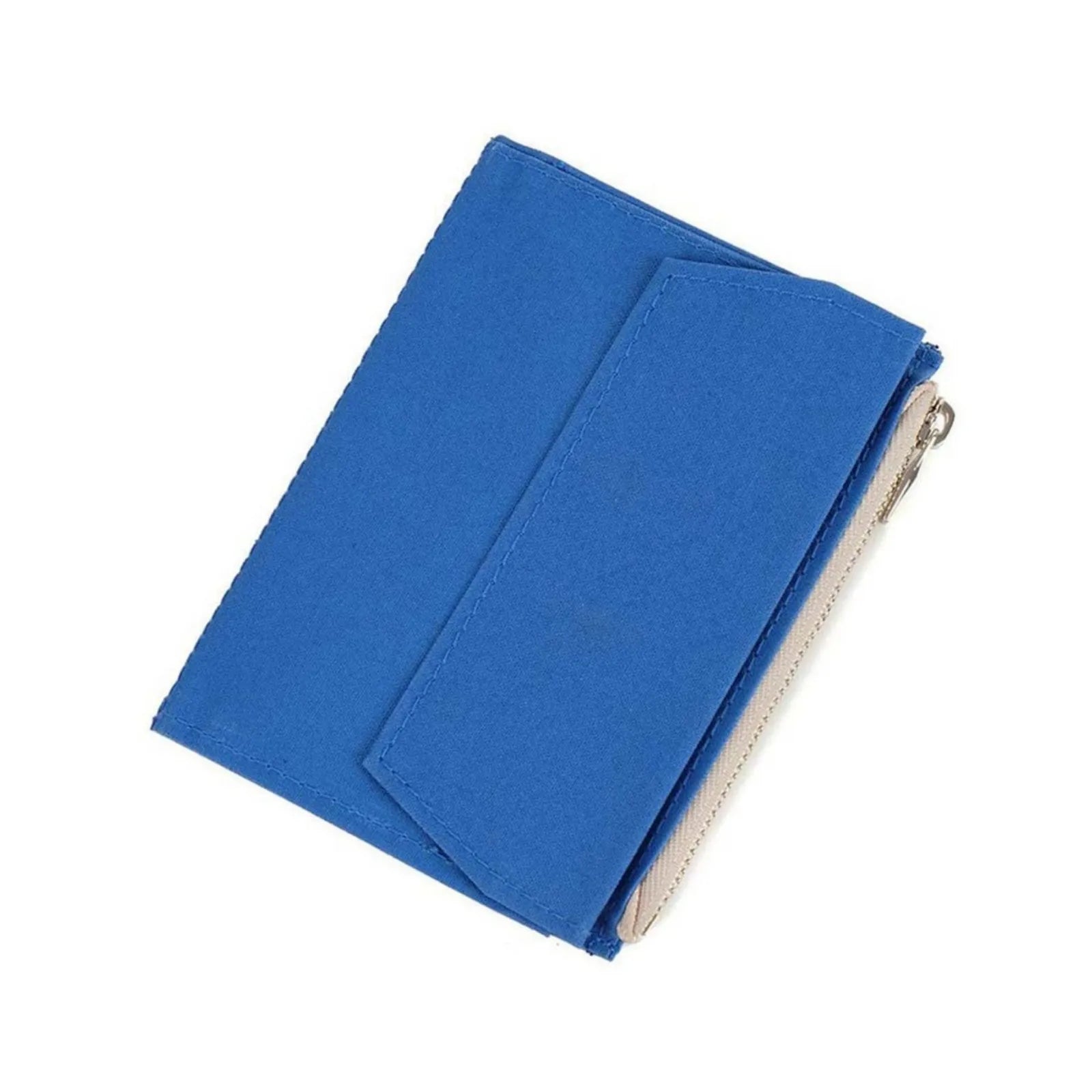 Canvas Zipper Card Holder for Travel Notebook, Canvas Storage Bag File Folder Refill Insert for Standard Journals Stationery