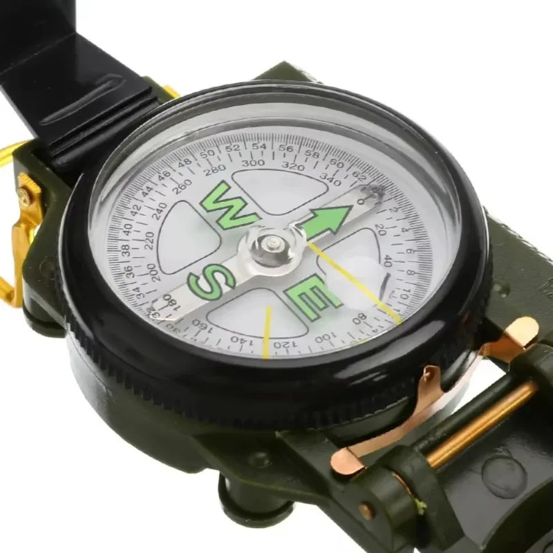 Outdoor Survival Compass Multifunctional Portable Plastic Directional Tactical Compass Sports Mountaineering Pointer Compass