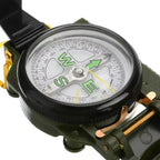 Outdoor Survival Compass Multifunctional Portable Plastic Directional Tactical Compass Sports Mountaineering Pointer Compass