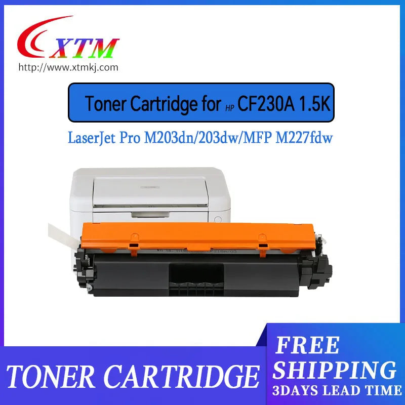 1.6K 30A CF230A for HP Pro MFP M227fdw M203dw M227fdn M203dn M227sdn M203d M227 M203 Printer refill laser toner cartridge