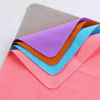 5/10Pcs Suede Glasses Clean Microfiber Glasses Cleaning Cloth For Lens Phone Screen Cleaning Wipe High Quality