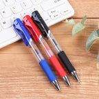 Press Gel Pen Signature pens Blue Black Red Refill Pen Bullet tip Gel Pen School office supplies art stationery