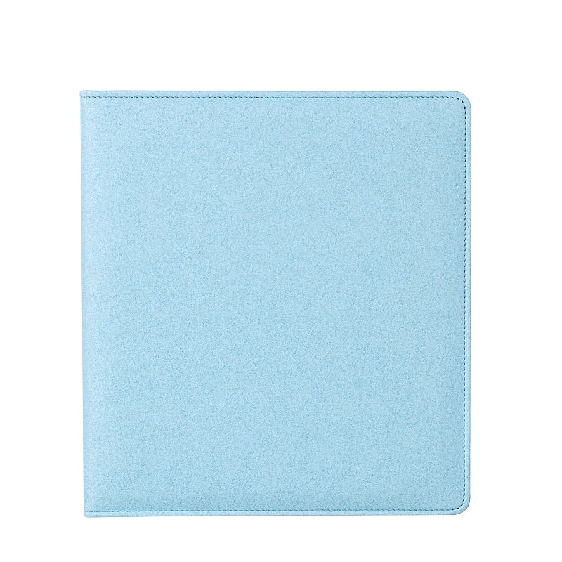 Expandable A5 3-ring Photo Album Organizer - Starry Soft-Pad Binder Album for 3" 3.5" Idol Photocard Pokemon Yu-Gi-Oh Card Album