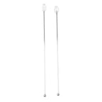 ✔1/2Pcs 24CM Coffee Stirrers Reusable Bar Stainless Steel Stirrer Multi-Function Decorative Stir Sticks For Drinks Mixing Bar