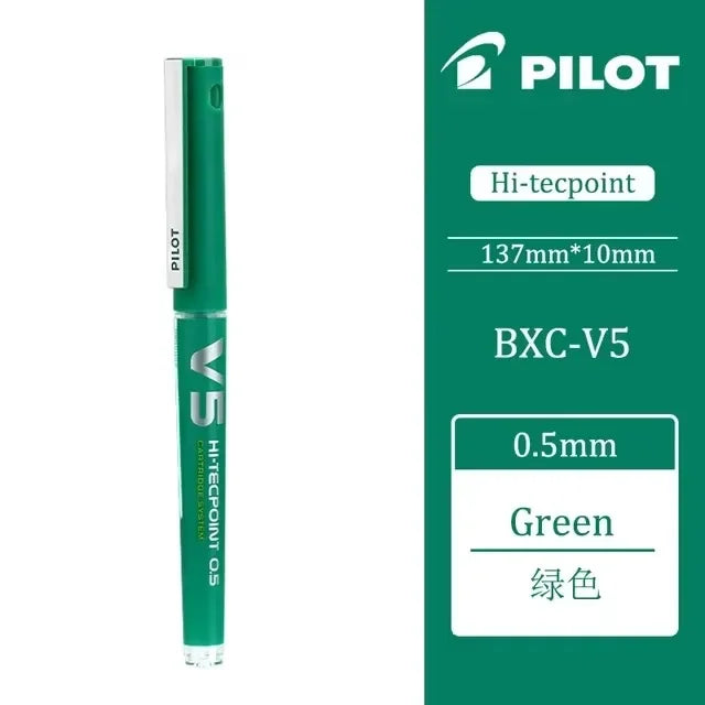Japan Pilot V5/V7 Gel Pen Straight Liquid Replaceable Ink Cartridge 0.5/0.7mm for Writing School Stationery Office Accessories