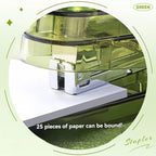 Acrylic Transparent Stapler 360-Degree Rotating Multifunctional Powerful Long Stapler for School And Office Use