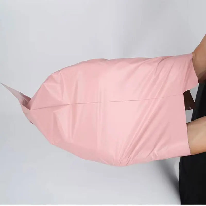 50Pcs Pink Poly Mailer Shipping Bags Waterproof Mailing Envelopes Self Seal Post Transport Bags Thicken Courier Bag 16 Sizes