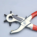 Leather Craft Tools Belt Hole Punch Plier Eyelet Puncher Revolve Sewing Machine Setter Tool Watchband Strap Household Paper DIY