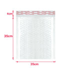 50Pcs Bubble Mailers White Poly Bubble Mailer Self Seal Padded Gift Bag Packaging Envelope Bags Book Shipping Package Bag