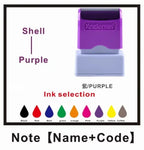 Customized Name ink Stamp self inking seals Personal Baby Waterproof Non-fading Kindergarten Name Seal New student teacher gift