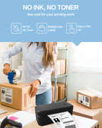 Marklife X4 Thermal Label Printer Portable Printer for 4x6 Mailing Packages Printing Bluetooth & Automatic Label Recognition