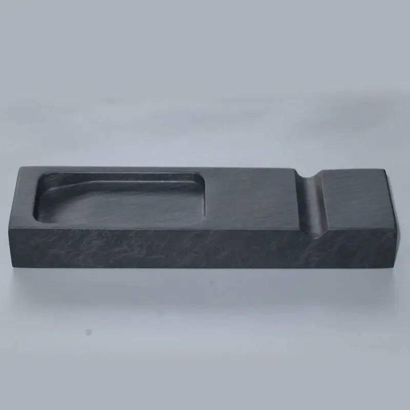 Natural Original Stone Town Ruler Inkstone Multi Functional Copying Scripture She Water Ripple Table Small Regular Text Room