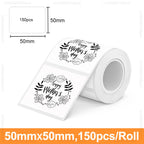P50 Adhesive Label Printer Similar as M110 Marklife P50 E210 Label Machine Inkless Thermal Label Maker Or 1PK P50 Label Sticker