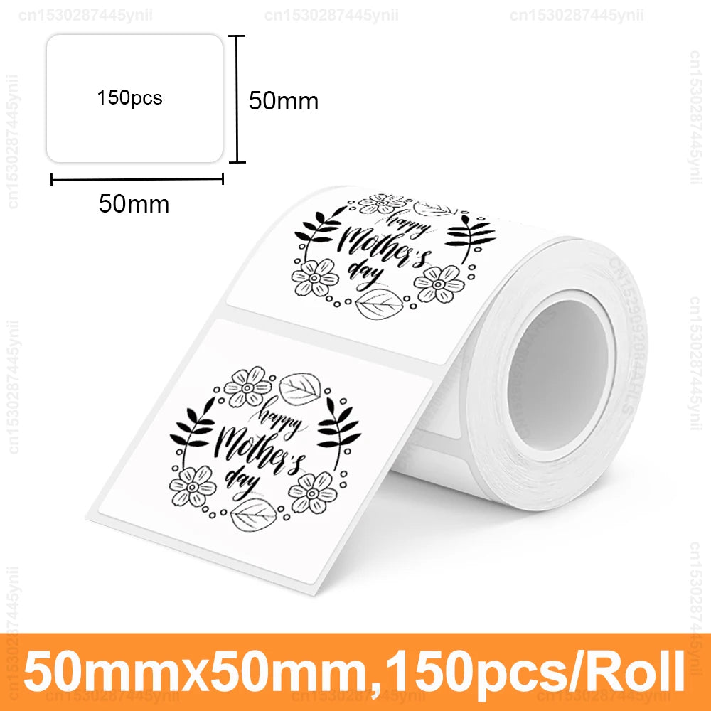 P50 Adhesive Label Printer Similar as M110 Marklife P50 E210 Label Machine Inkless Thermal Label Maker Or 1PK P50 Label Sticker