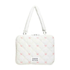 Travel Bag 15inch Portable Laptop Bags Bow with Handle Laptop Case Soft Material Cute Notebook Sleeve Travel