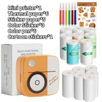 New Photo Printing Machine D2 Mini Printers Thermal Paper Stickers Paper Printer Label Sticker Printer Label Maker Printer