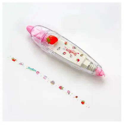 1 pc Kawaii Animals Mechanical Decorative Correction Tape Corrector Diary Diy Journal Art Supplies Gift Accessories School