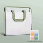 1PC Student file bag accordion bag folder large capacity test paper storage bag