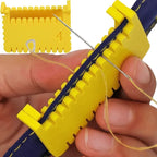 1/2 PCS Clip On Sewing Edge Guide, Easy Fabric Hemming Tool, Stitching Ruler for Beginner, Lightweight for Home Dressmaking