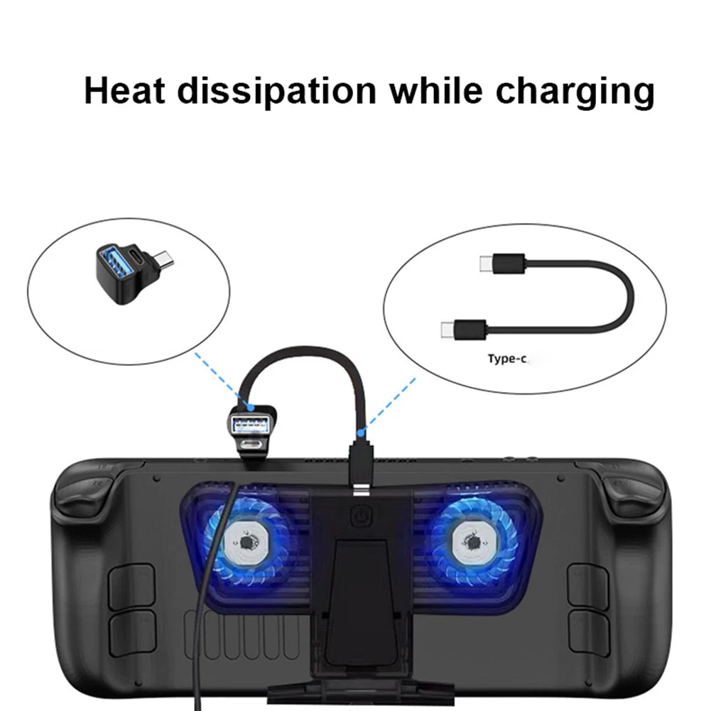 180 Degree U-shaped USB Type C Adapter OTG 20Gbps Fast Data Transfer  USBC Charging Converter for Steam Deck/Nintendo Switch