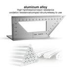 Multifunction T-Type Woodworking Gauge Ruler 45 90 Degree Measurement Tool Carpentry Scribe Mark Line Measuring