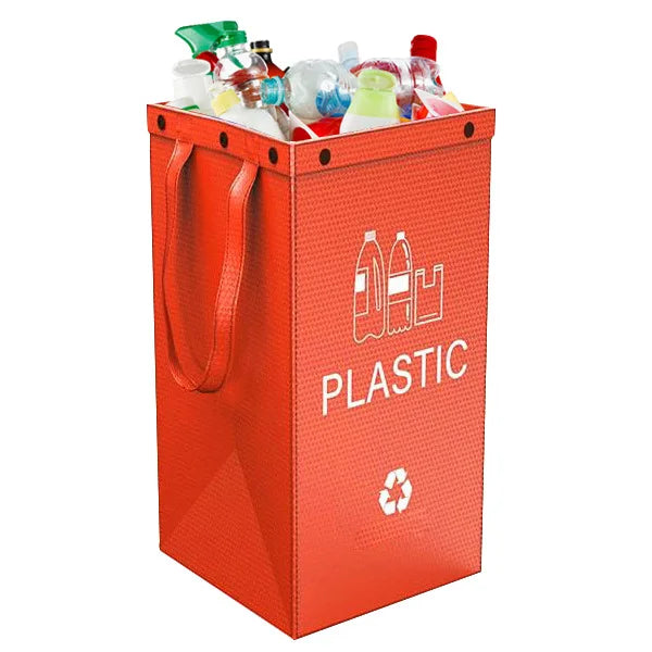 new Sell foreign trade PP storage handbag waterproof garbage sorting bag home environmental protection trash can garbage bag.