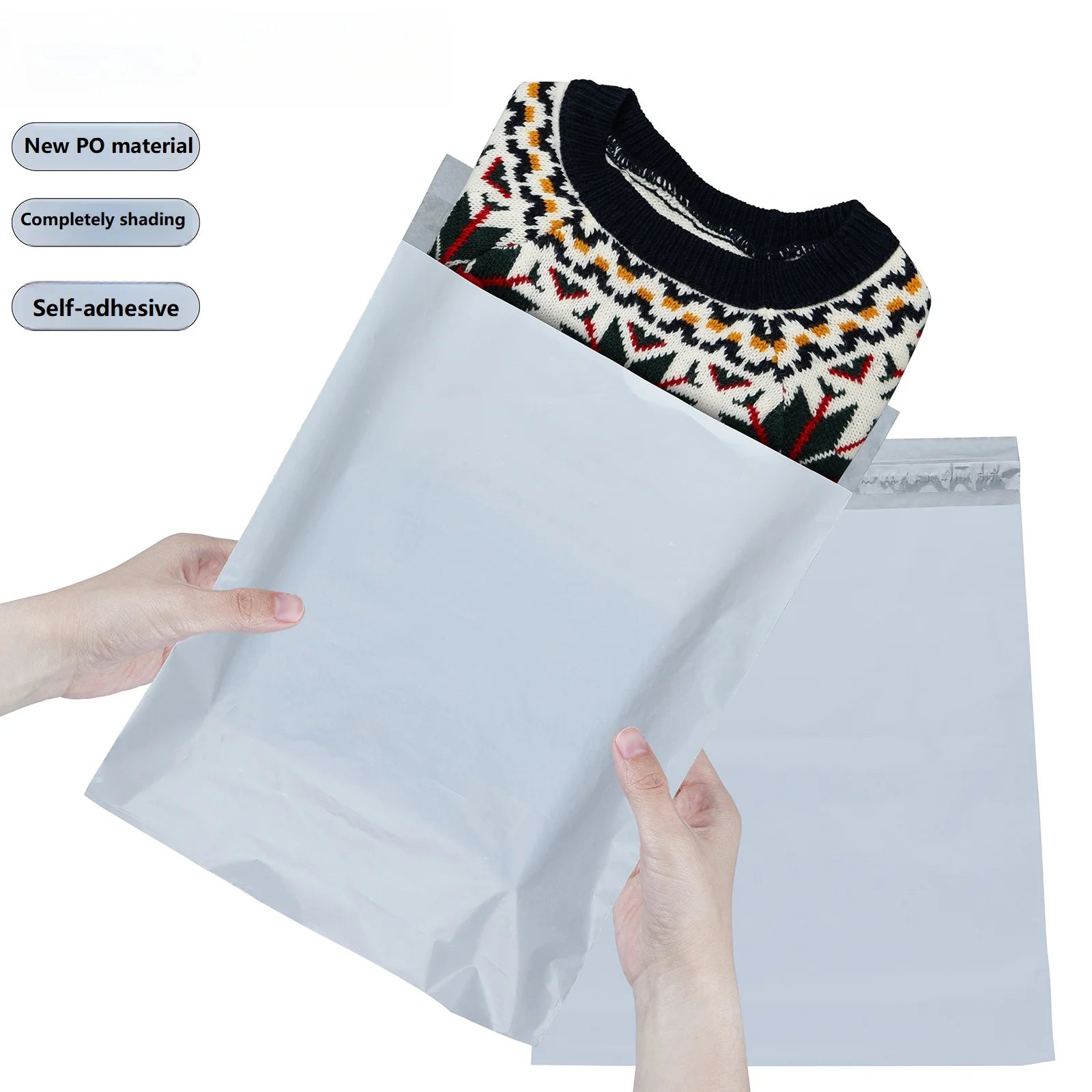 25.5*33cm Shipping Bags For Packaging Courier Bag Self Adhesive Seal White Mailing Bag Envelope Storage Bag Thicken Courier Bags